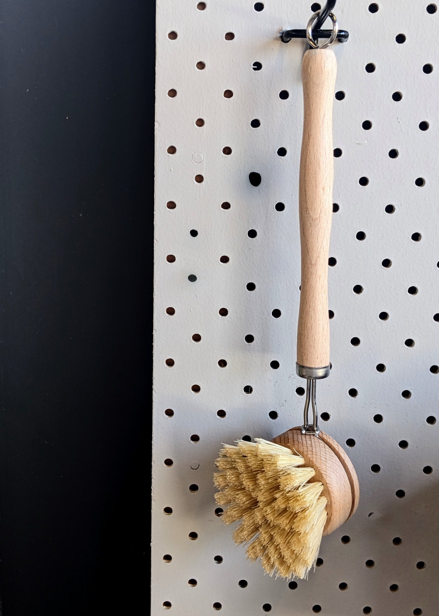 Natural wooden dish brush