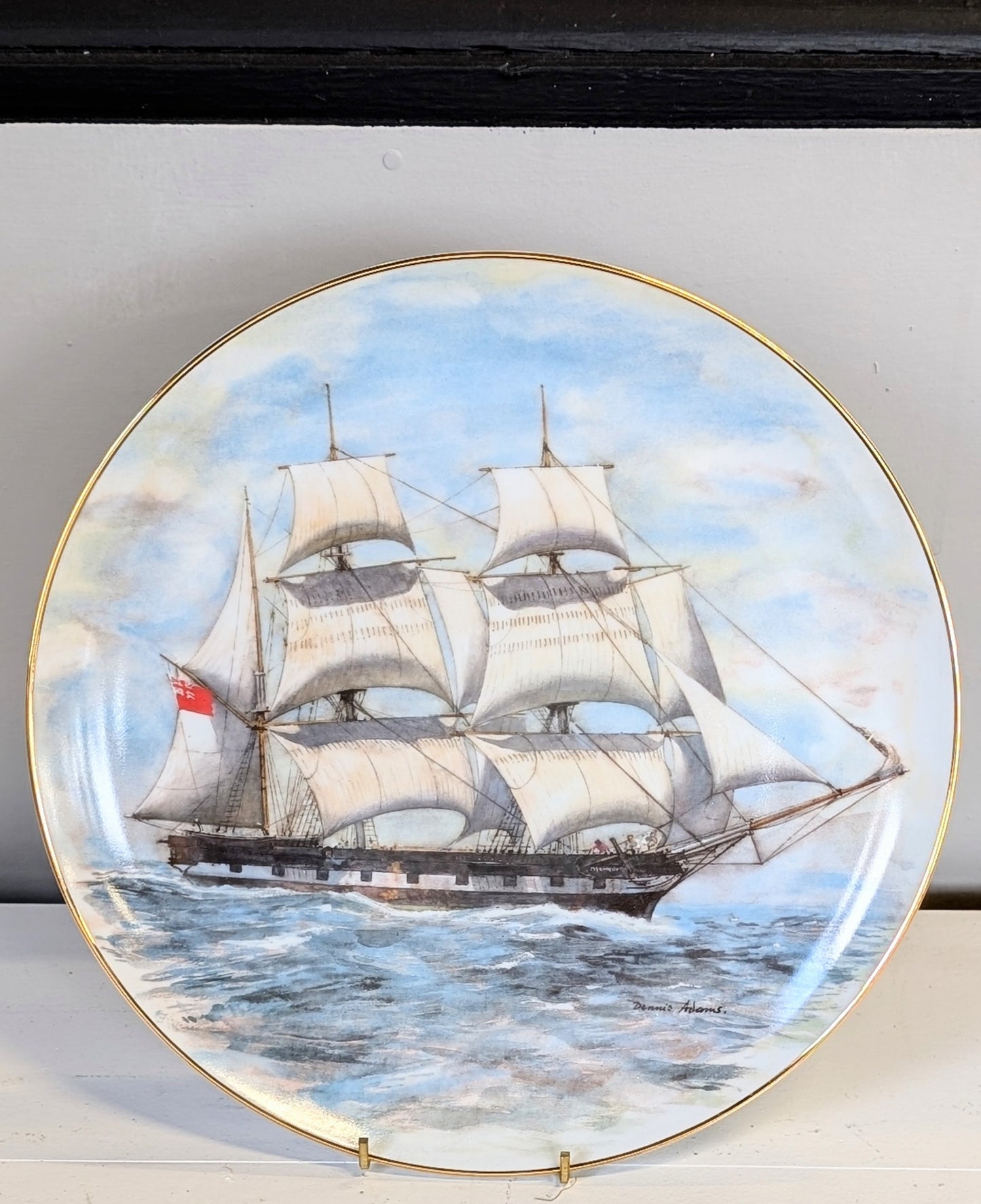 Vintage Decorative plate "BARK PARMELIA" The Ships That Made Australia Collection
