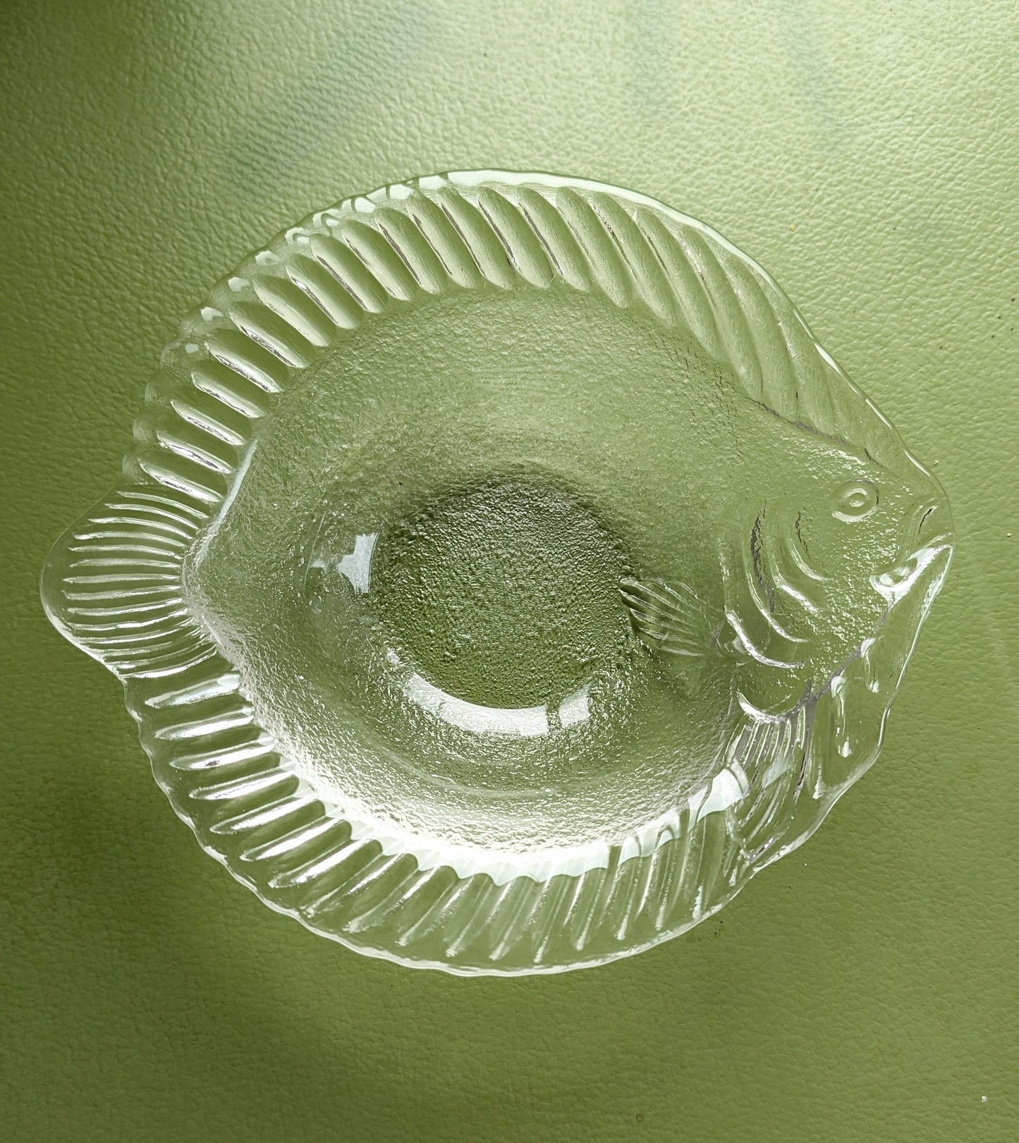 Vintage Japanese glass fish bowl