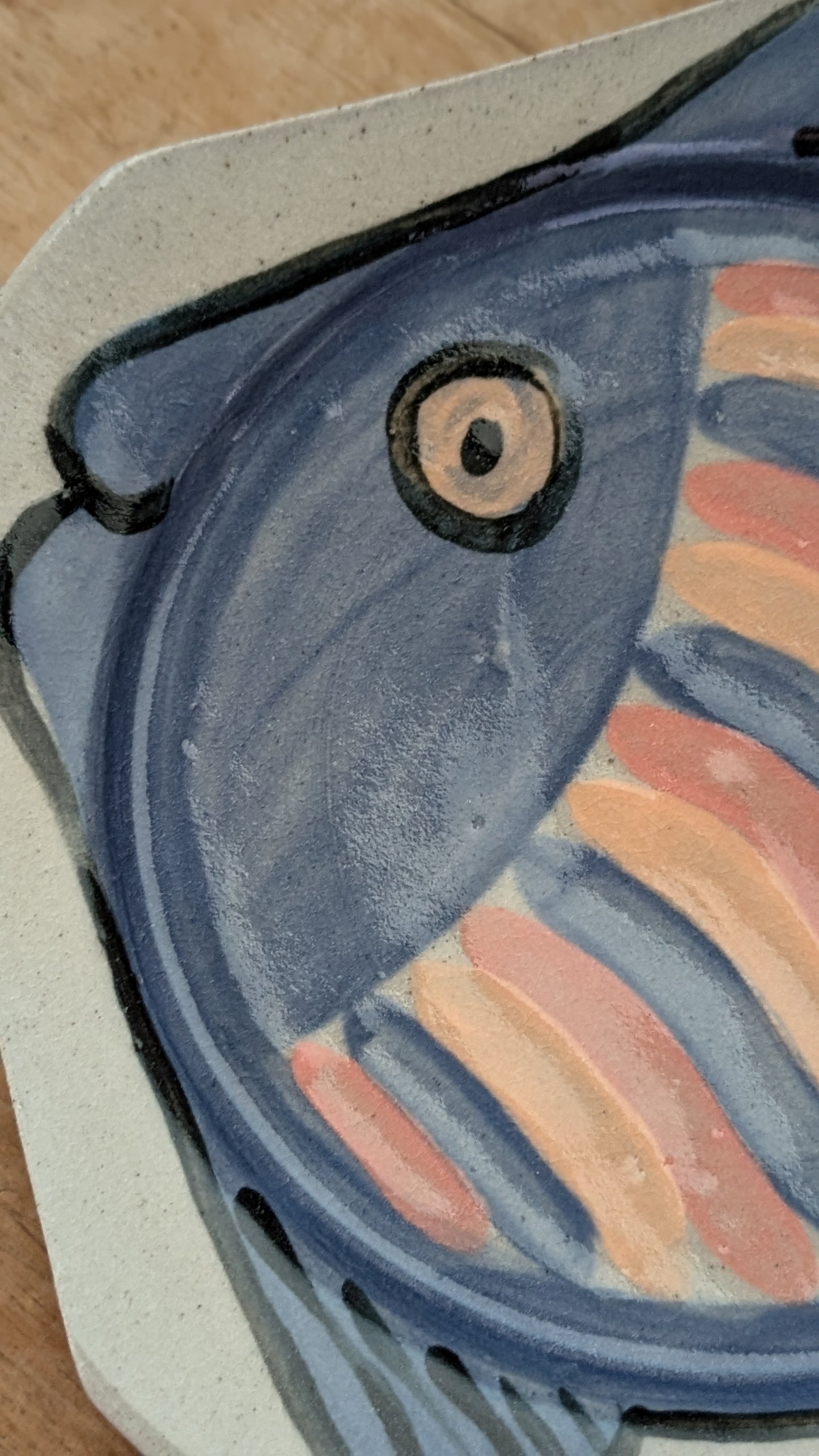 Hand Painted Fish Plate