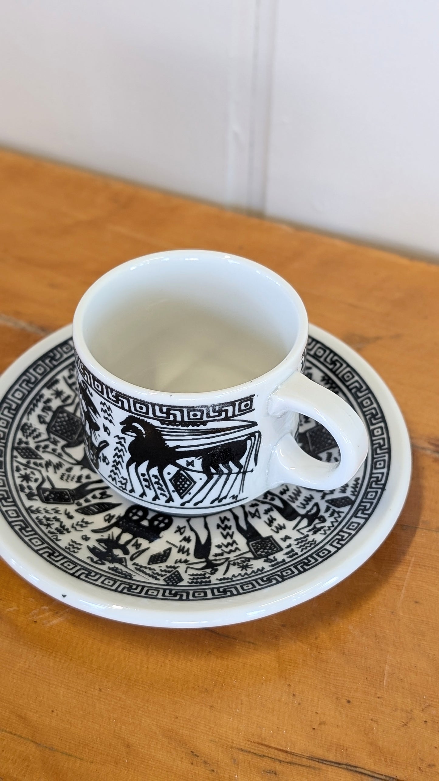 Vintage Greek Espresso Cups
