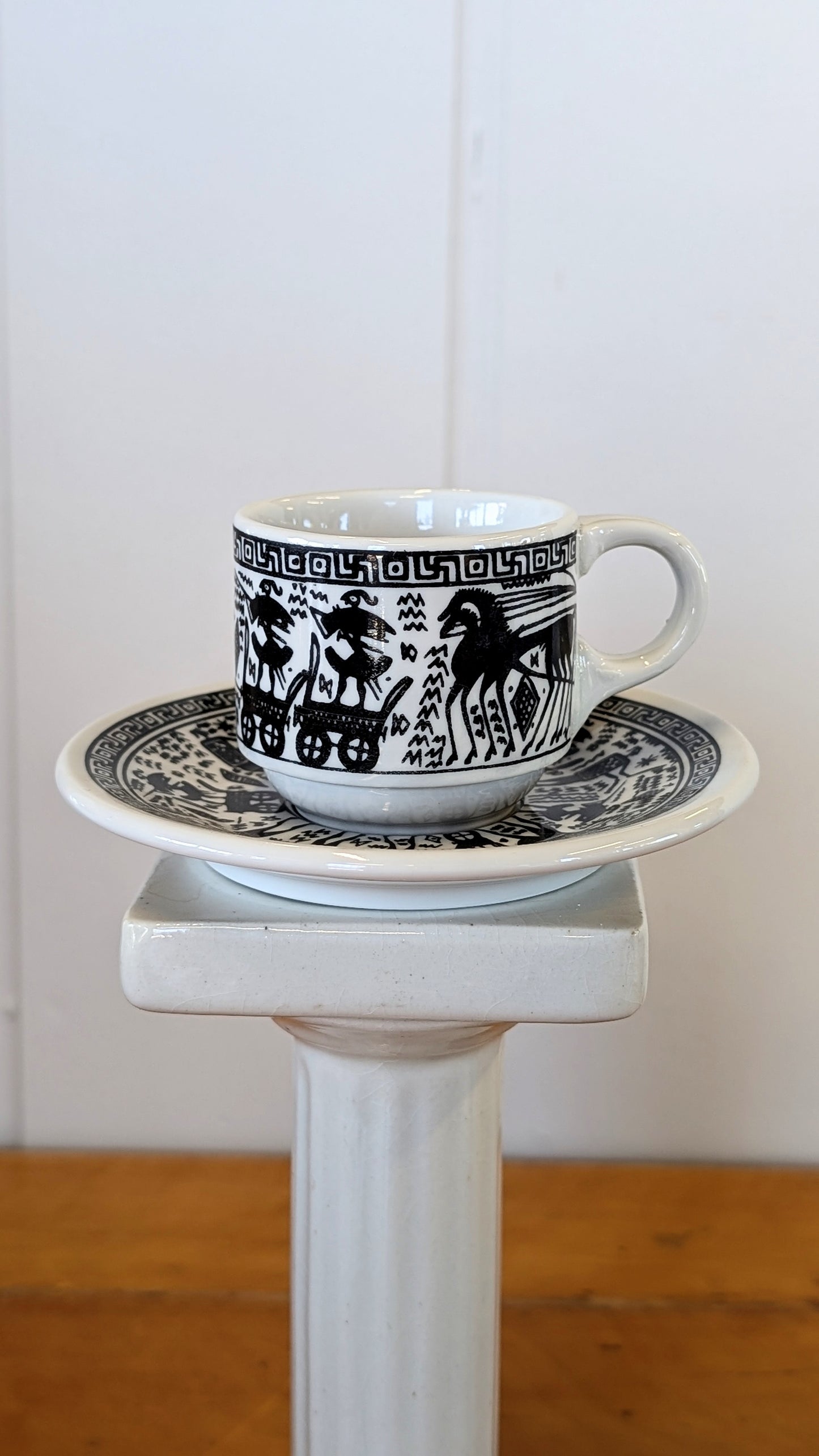 Vintage Greek Espresso Cups