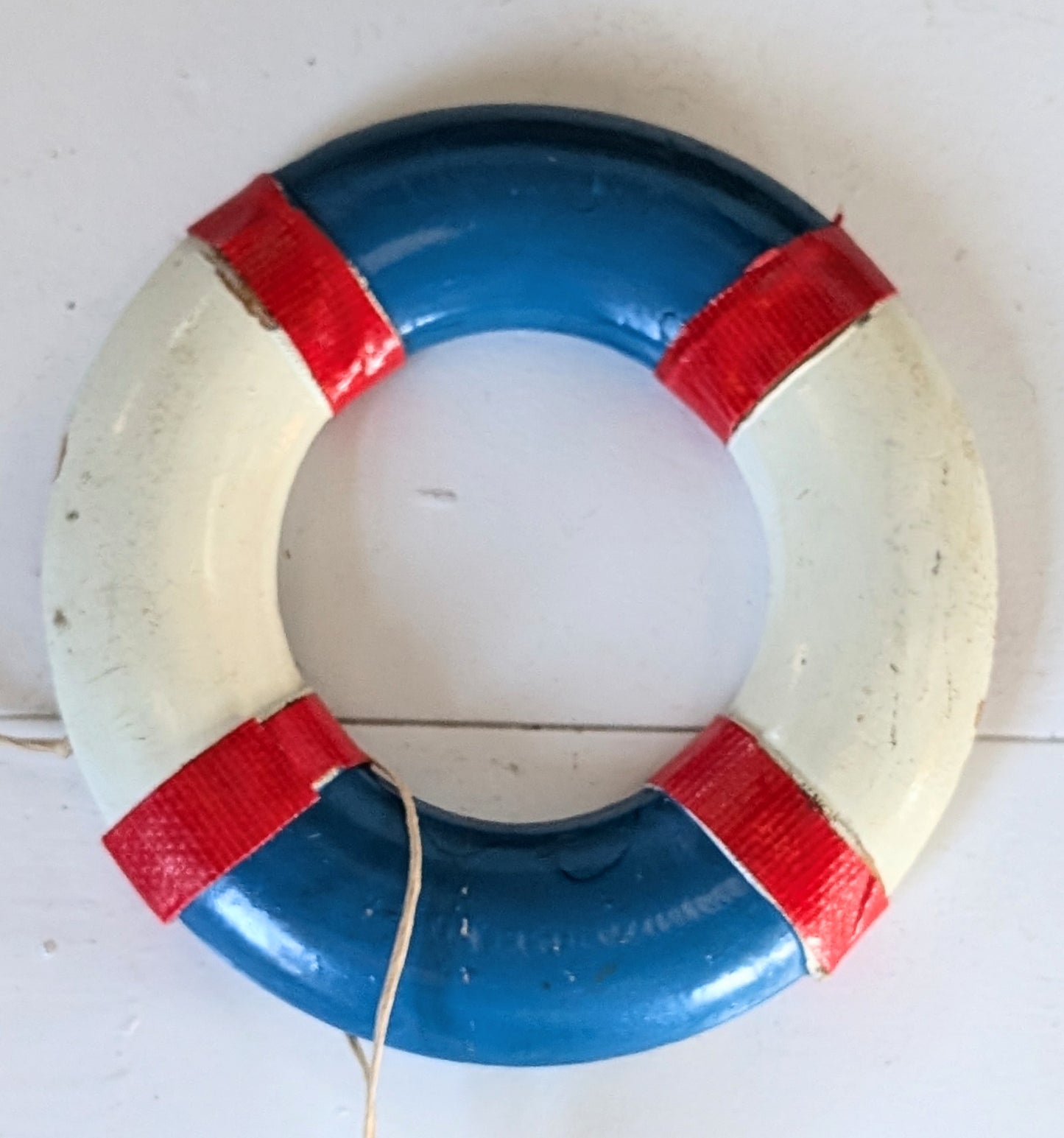 Miniature Vintage Cruise Ship Souvenir Life Ring 1960