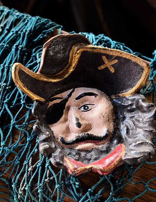 Cast Iron Pirate Coin Dish