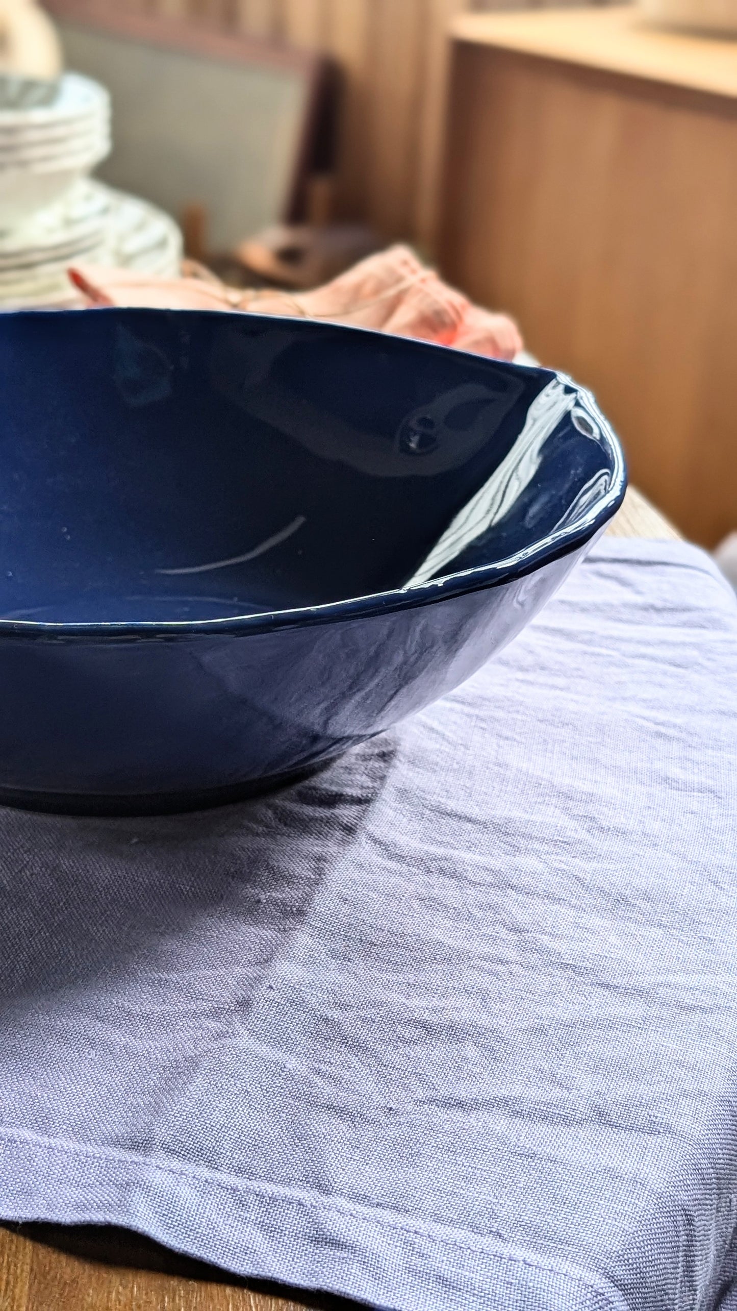 Ceramic Fish Salad Bowl