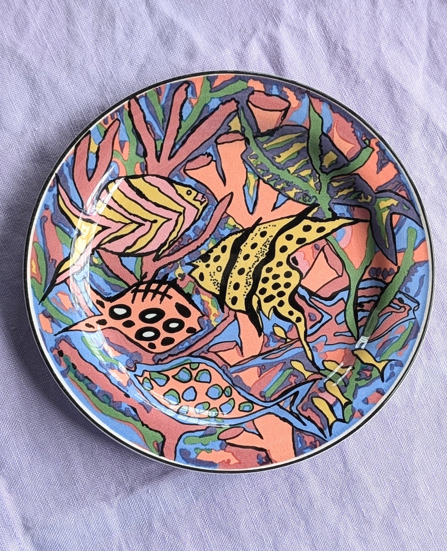 Jenny Kee Vintage Fish Plate