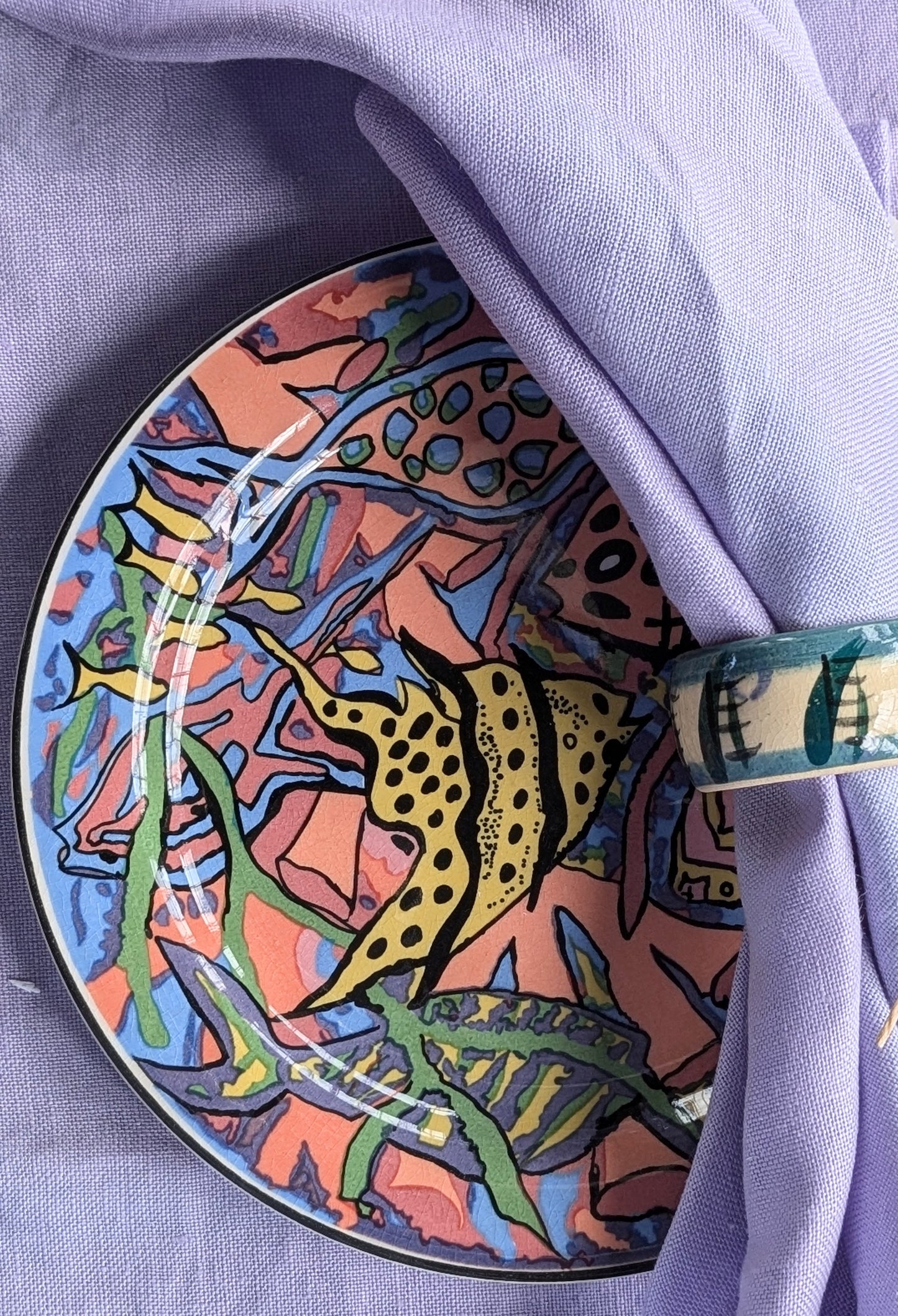 Jenny Kee Vintage Fish Plate