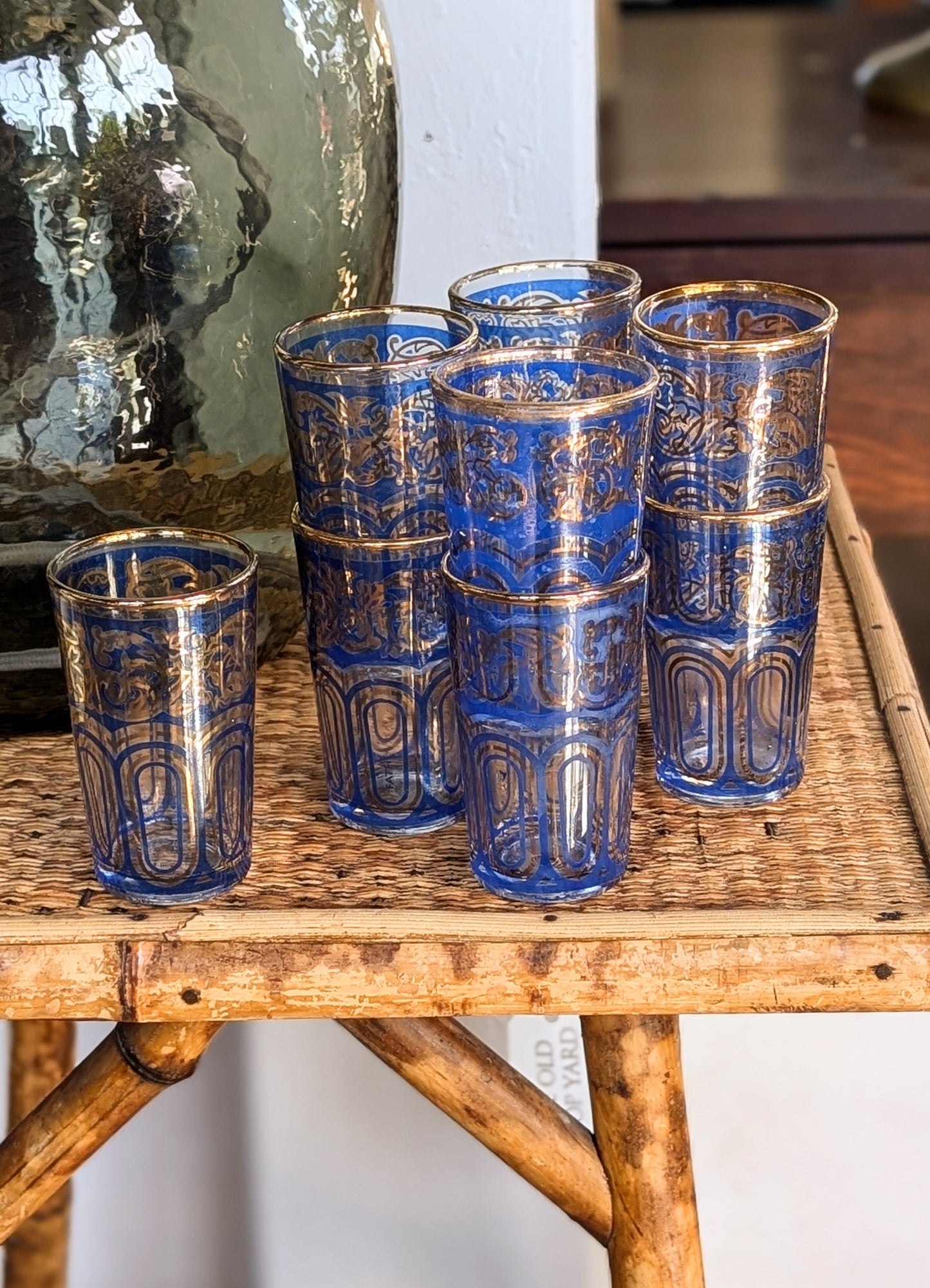 Vintage Fath Moroccan Tea Glasses