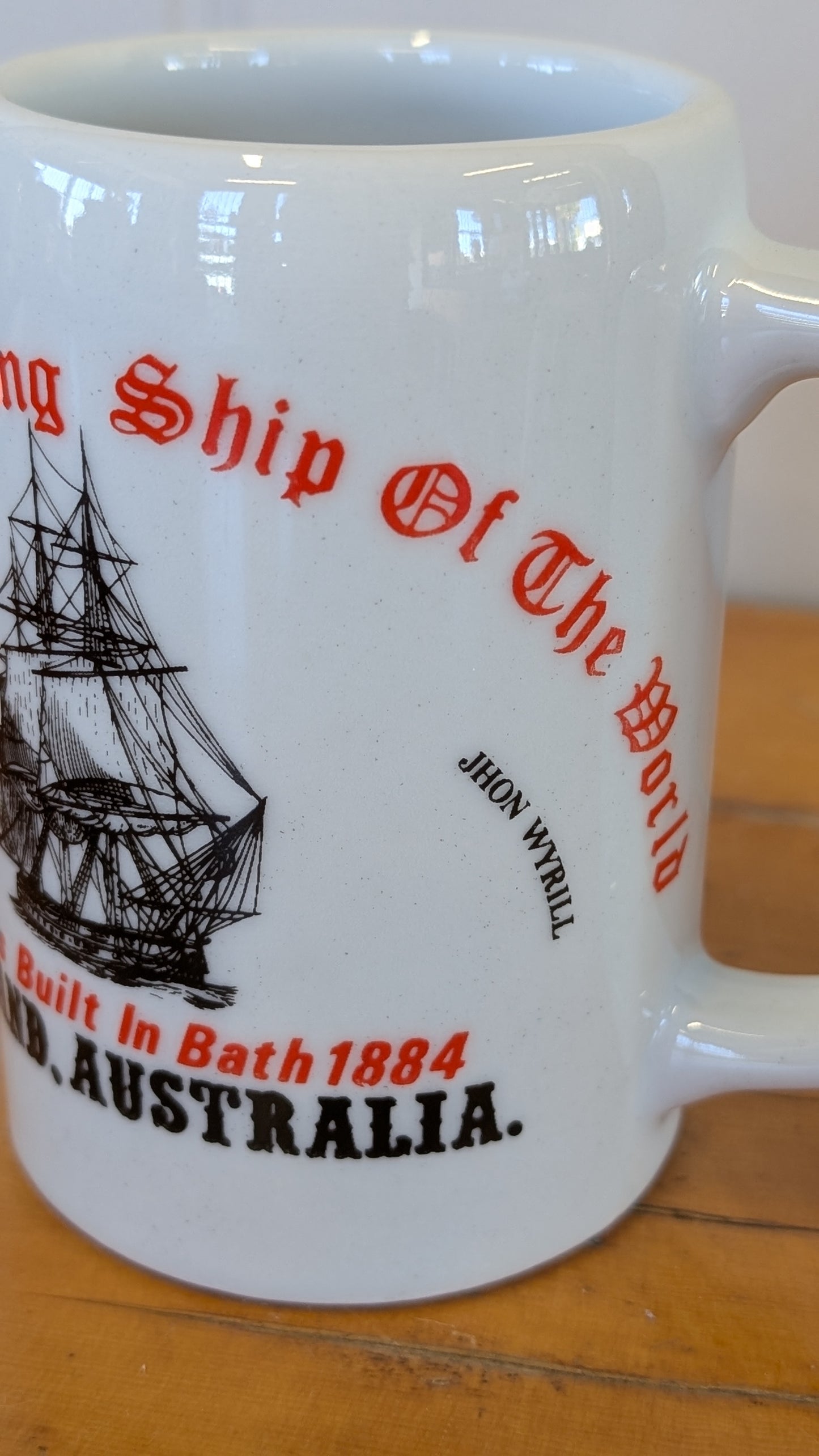 Vintage Porcelain Mug Stein England Australia