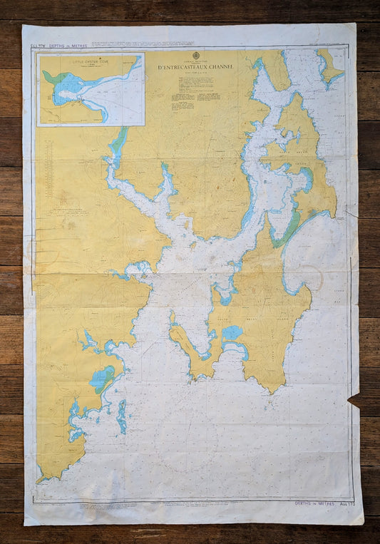 Tasmania - D'Entracastreaux Channel  Including Bruny, Huon and Southport AUS 173 Chart / Map
