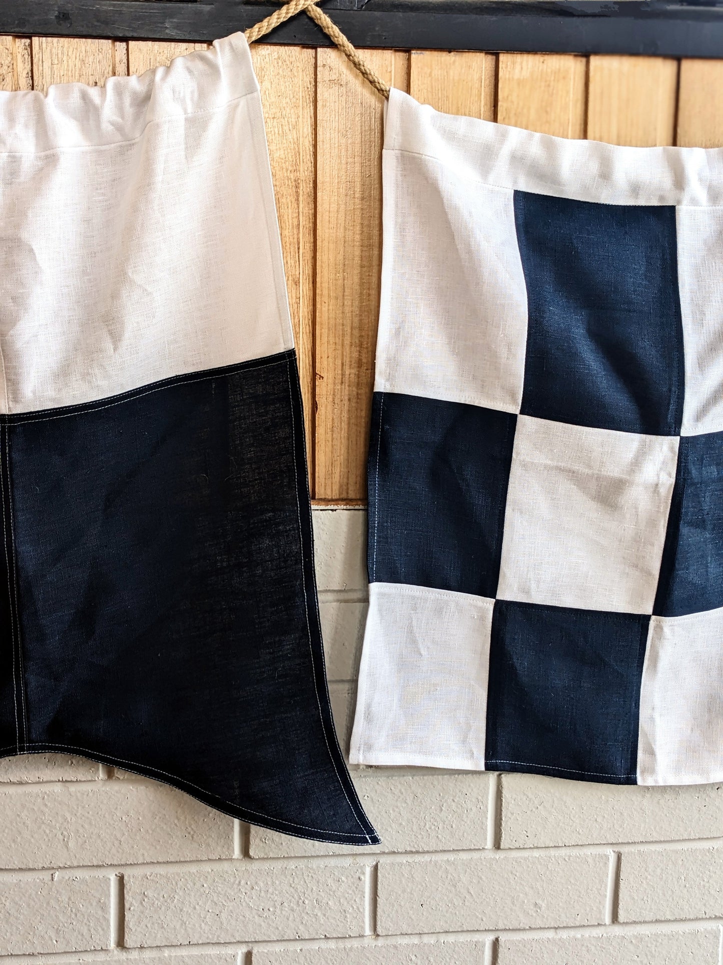 Linen Ships Signal Flag - Semaphore