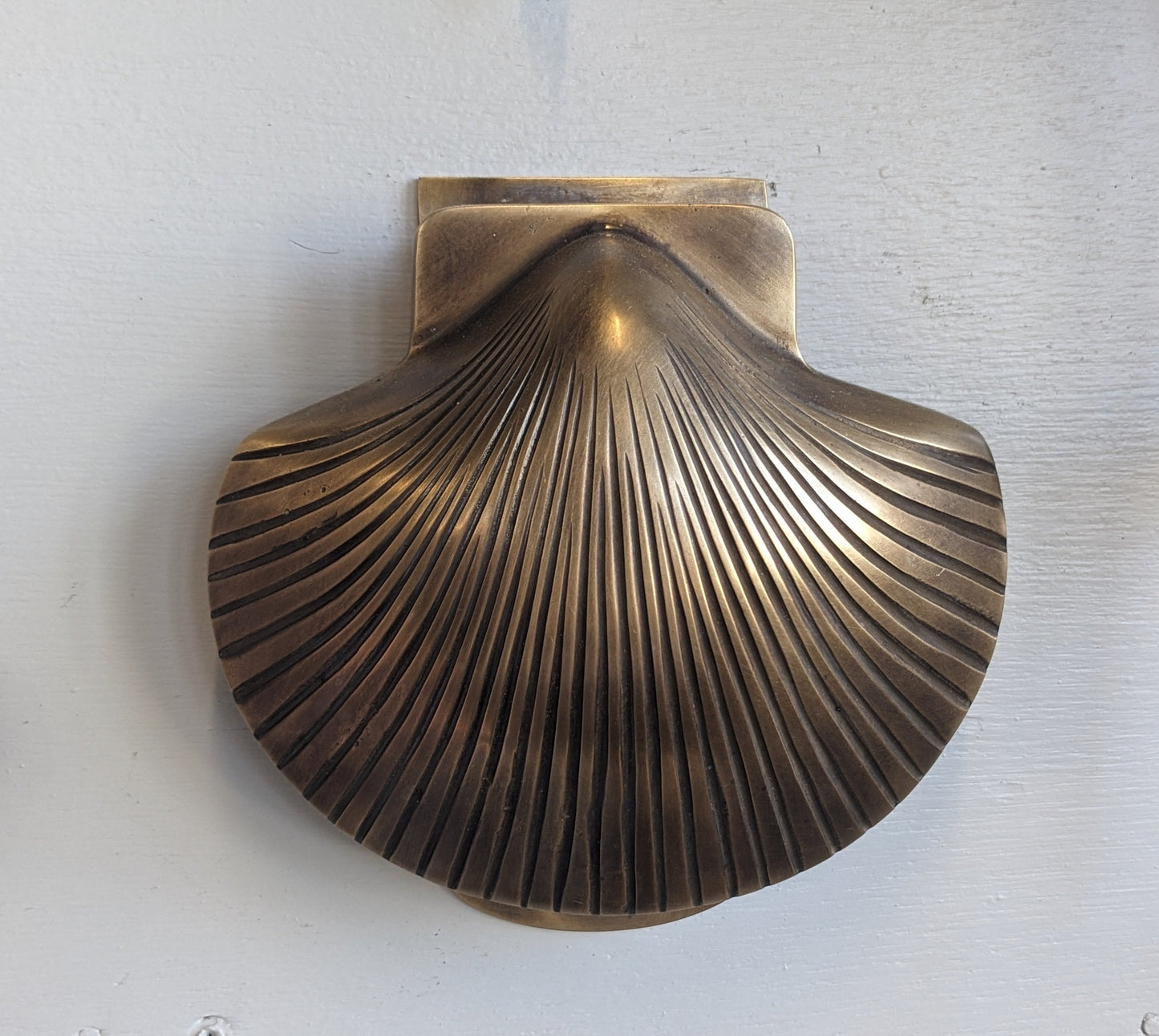 Brass Scallop Shell Door Knocker