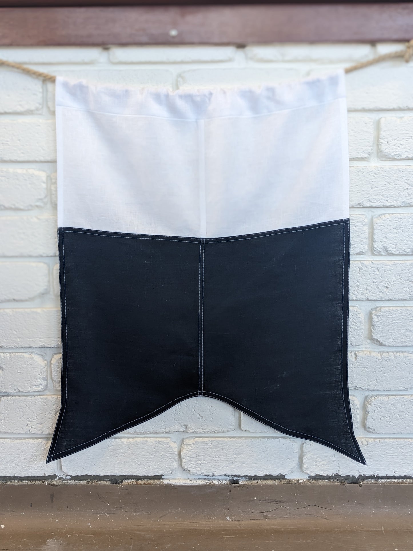Linen Ships Signal Flag - Alpha