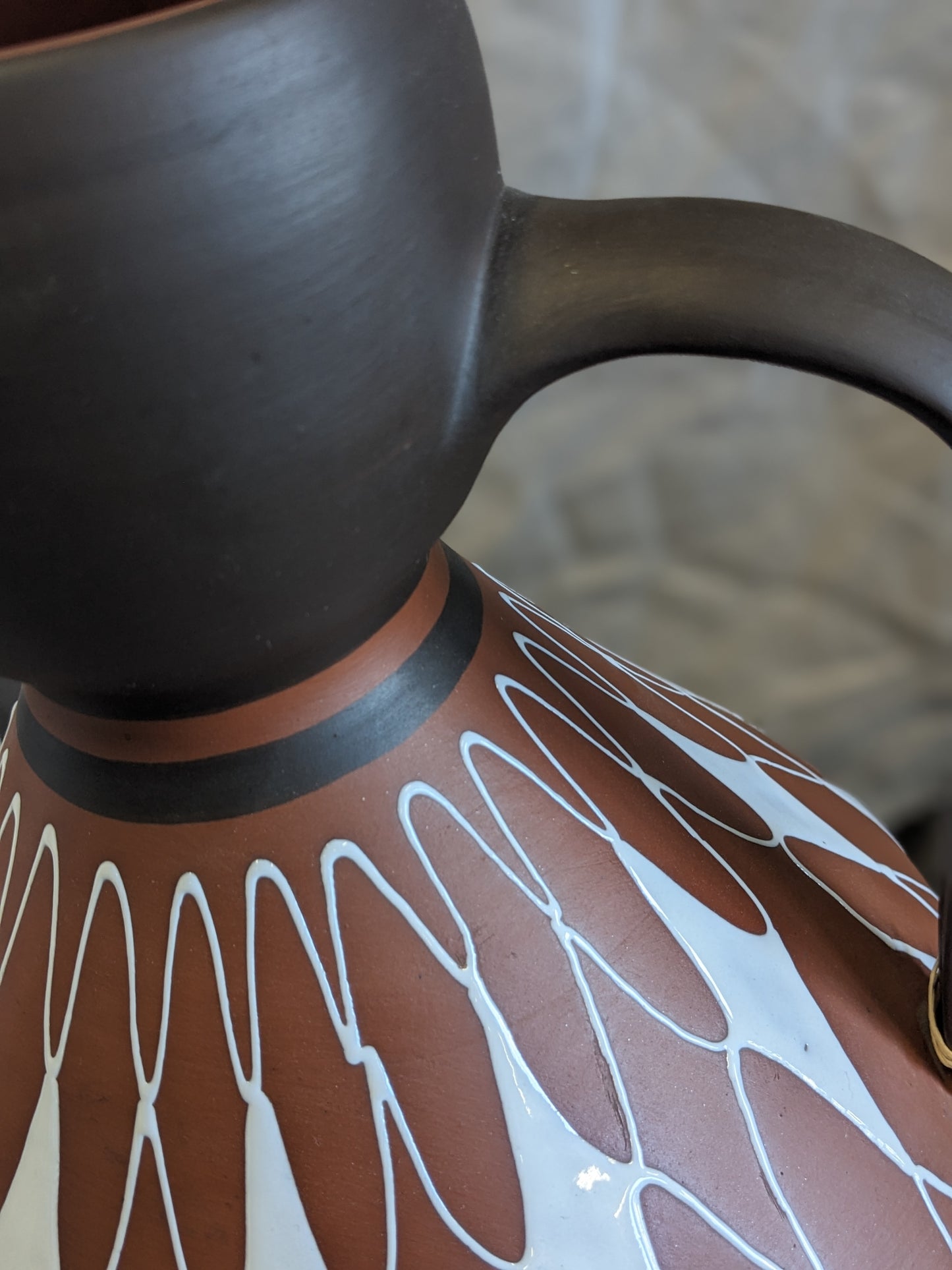 Mid Century West German Large Ceramic Jug