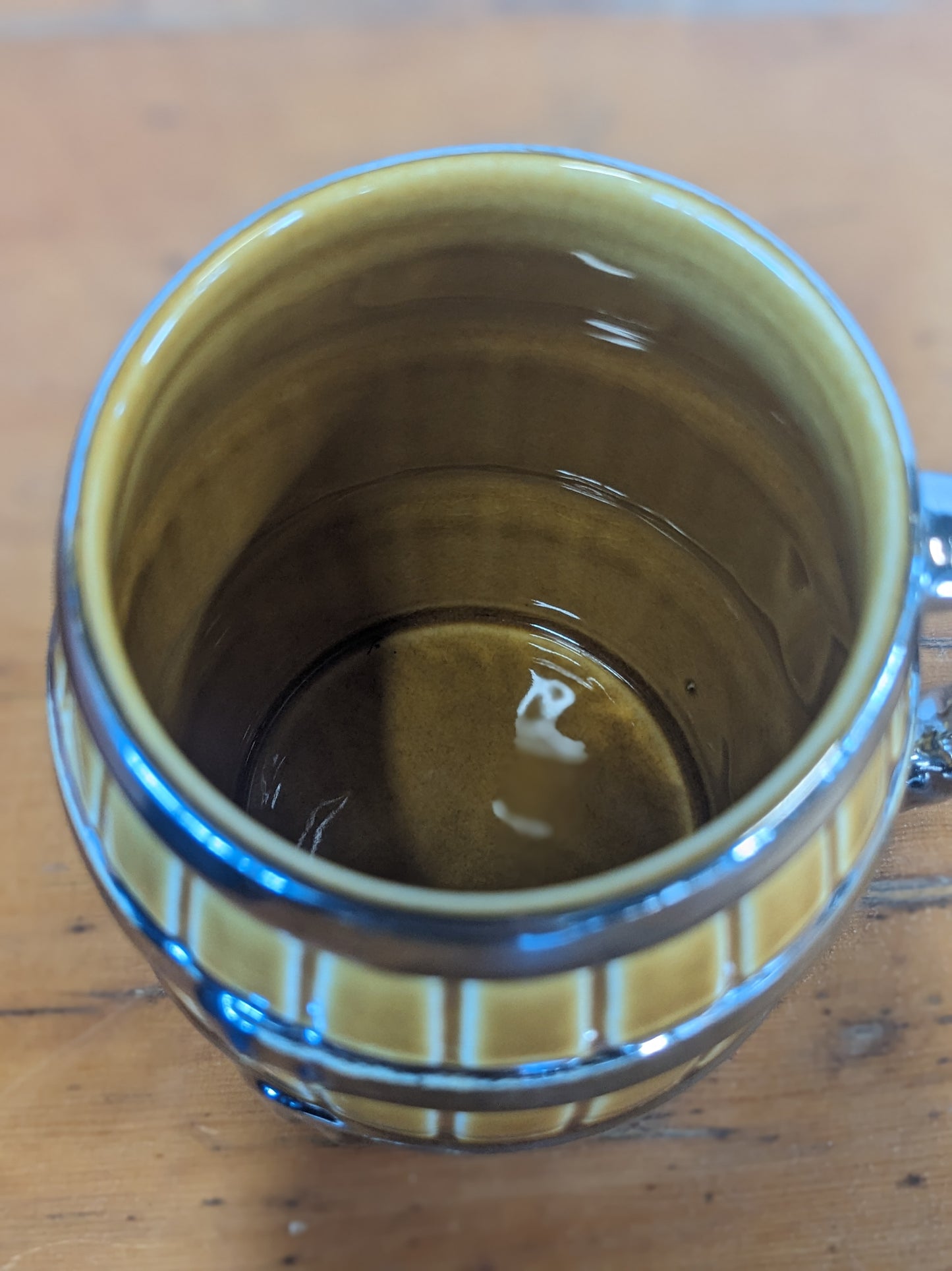 Vintage English Barrel Beer Mug