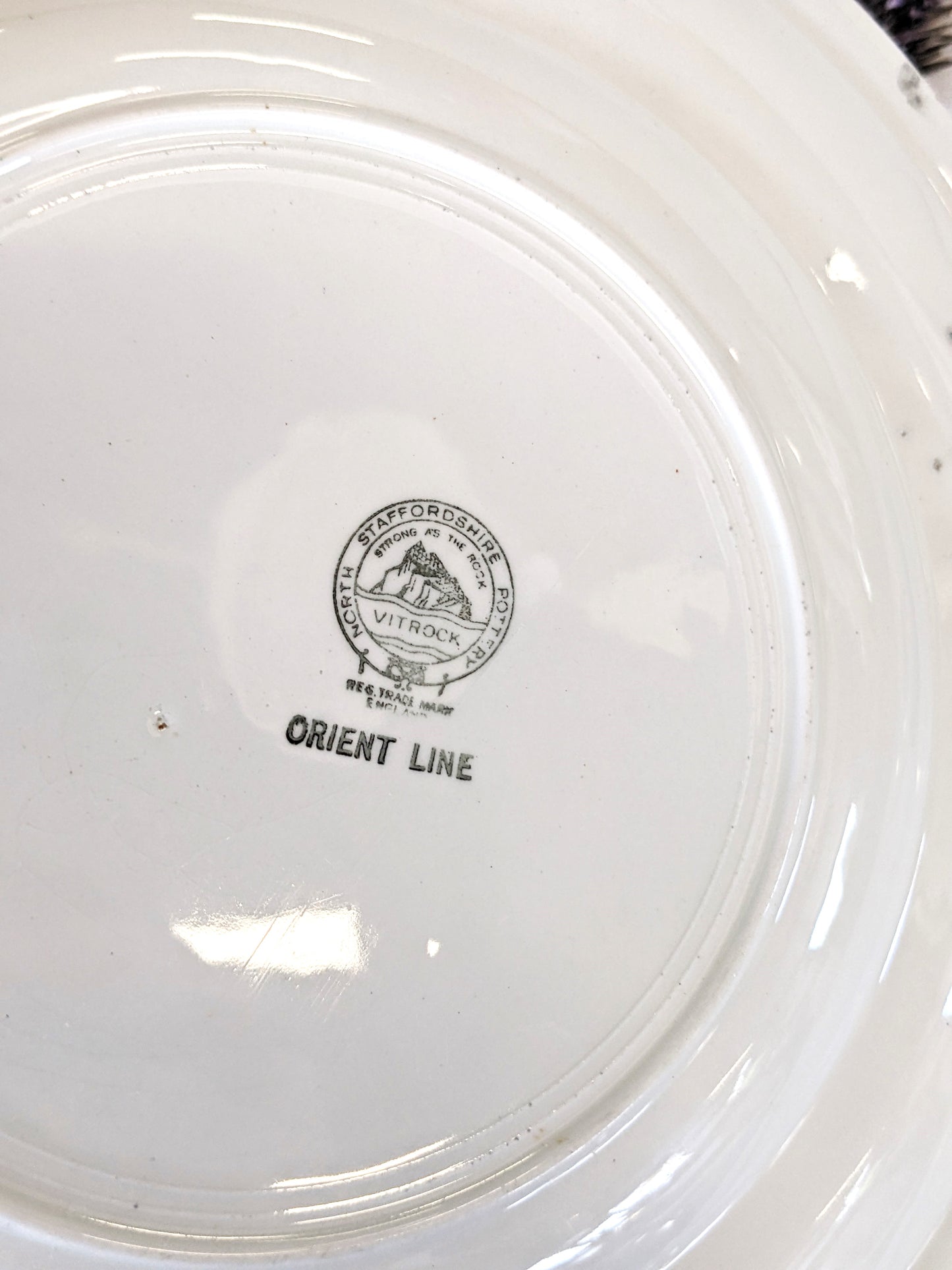 Vintage Orient Line Plate