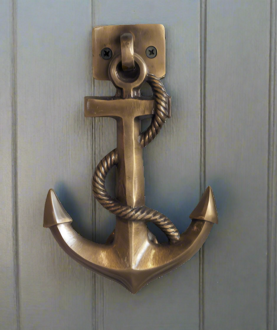 Brass Anchor Door Knocker
