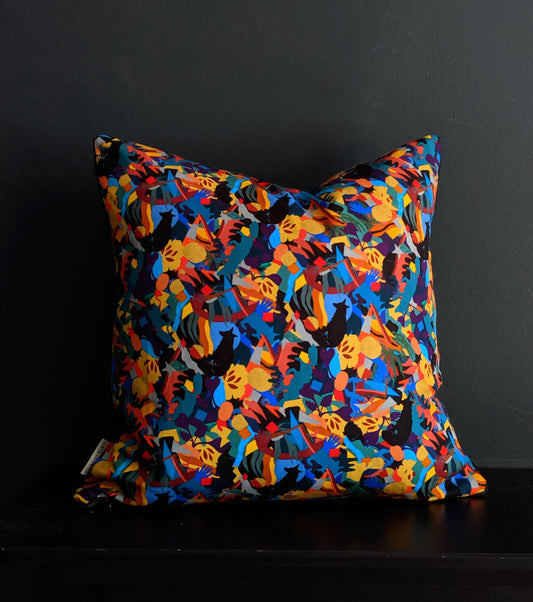 Abstract Multicolour Cushion
