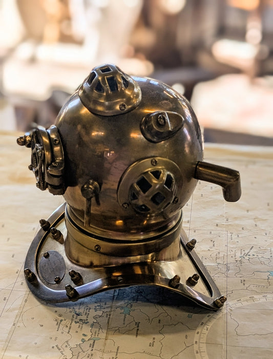 Decorative Brass Helmet