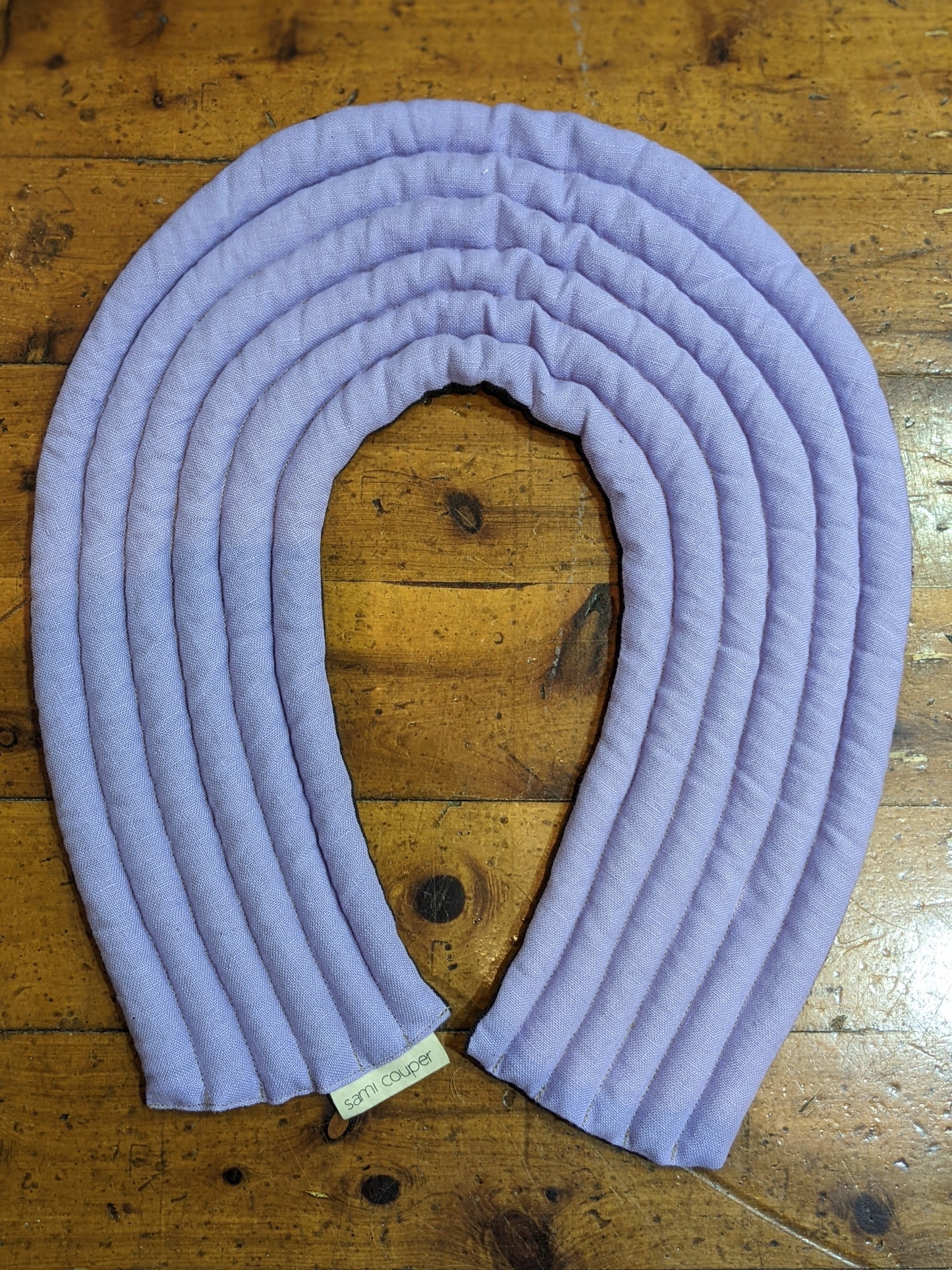 Neck and shoulder heat pack - lavender and linseed filled